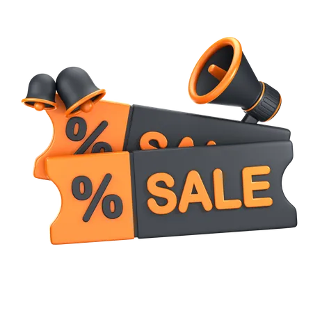 Sale Coupon  3D Icon