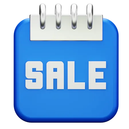 Sale Date  3D Icon