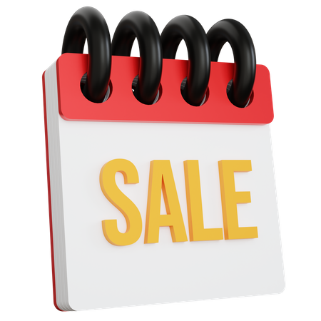 Sale Date  3D Icon