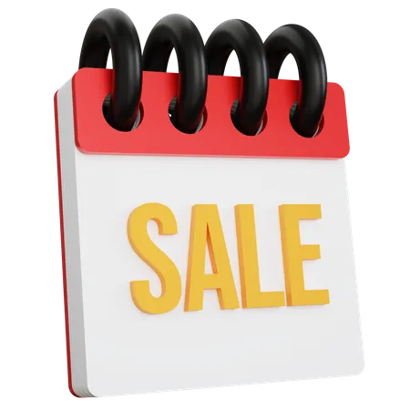 Sale Date  3D Icon