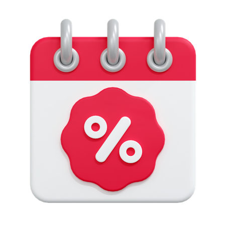 Sale Day  3D Icon
