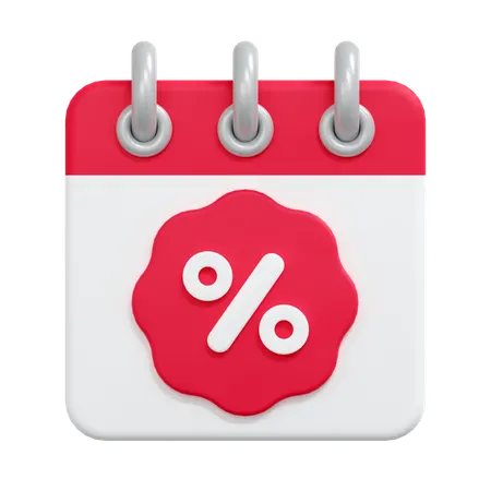 Sale Day  3D Icon