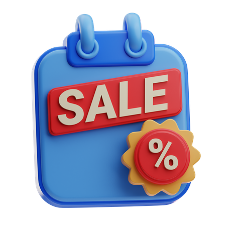Sale Day  3D Icon