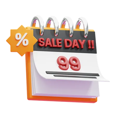 SALE DAY  3D Icon