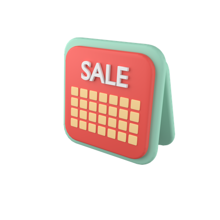 Sale Day  3D Illustration