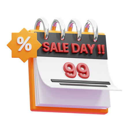 SALE DAY  3D Icon