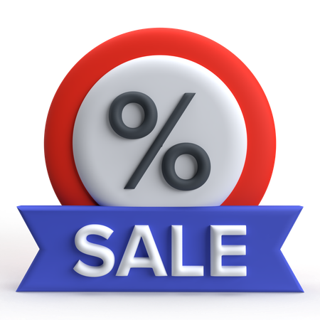 Sale Discount  3D Icon