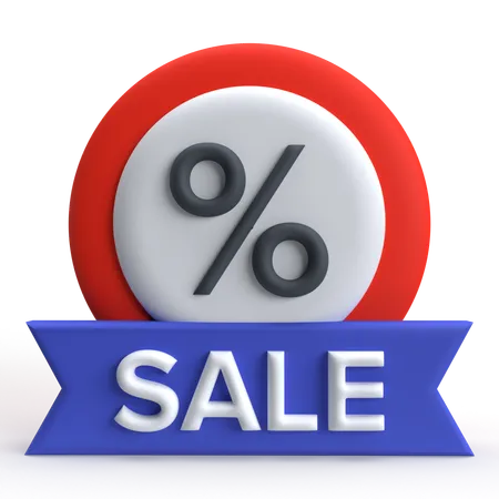 Sale Discount  3D Icon