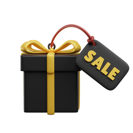 Sale Gift Box  3D Icon