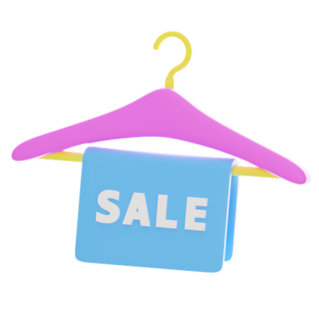 Sale Hanger  3D Icon