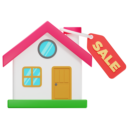 Sale House  3D Icon