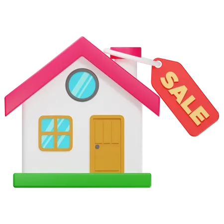 Sale House  3D Icon