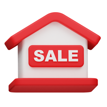 Sale House  3D Icon