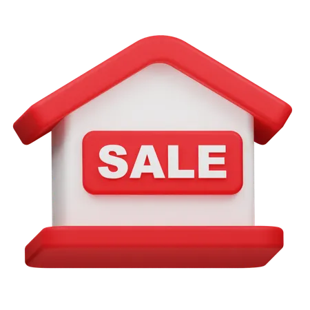 Sale House  3D Icon