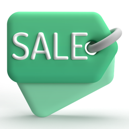 Sale Label  3D Icon