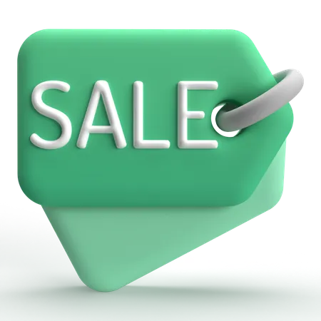 Sale Label  3D Icon