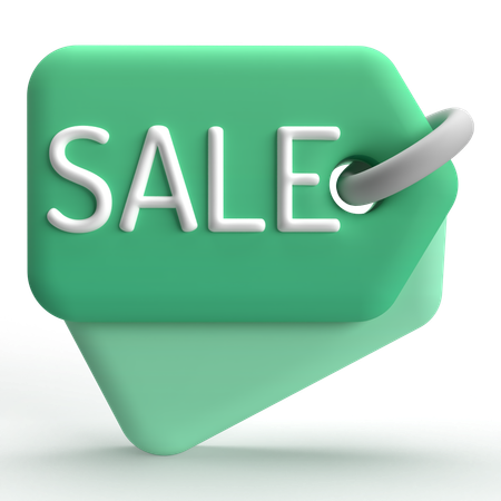 Sale Label  3D Icon