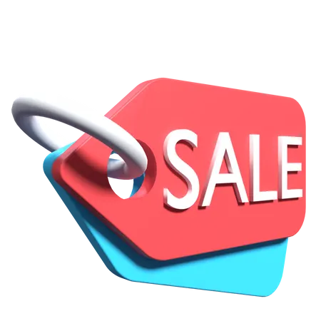 Sale Label  3D Illustration