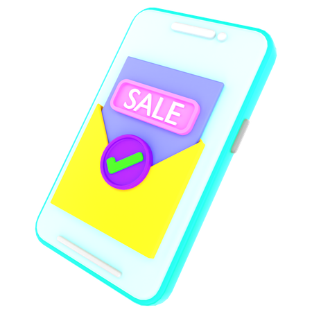 Sale Mail  3D Icon