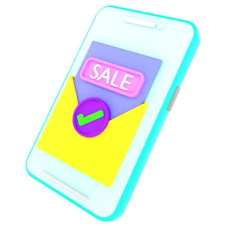 Sale Mail  3D Icon