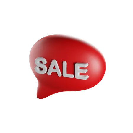 Sale Text 3 D Icon Isolated Images 3D Icon