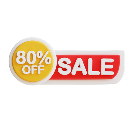 Sale Off 80  3D Icon