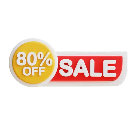 Sale Off 80  3D Icon