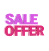 Sale offer