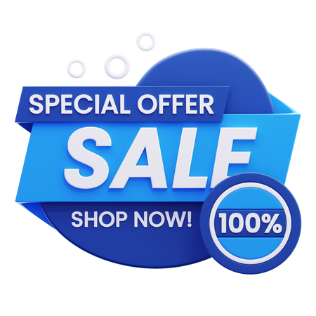 Sale offer  3D Icon