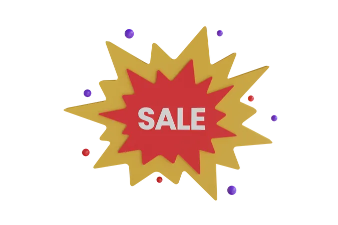 Sale offer  3D Icon