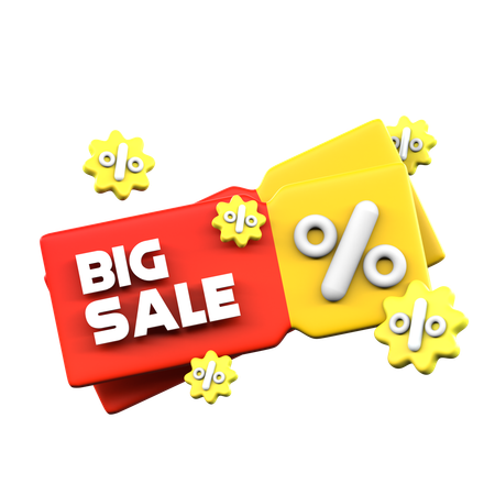 Sale offer  3D Icon