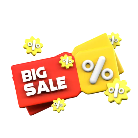 Sale offer  3D Icon