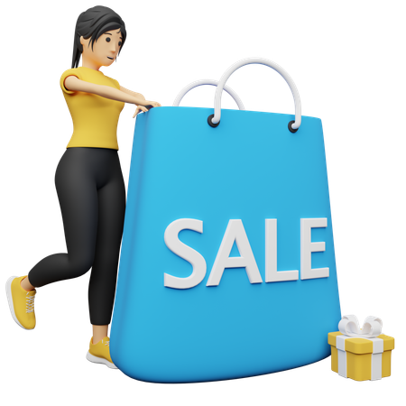 Sale Offer On Digital Products  3D Illustration