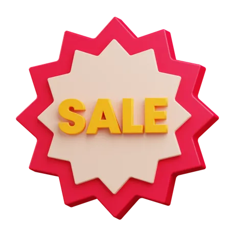3 D Sale Product Feature With Transparent Background 3D Icon