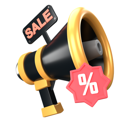 Sale Promotion  3D Icon