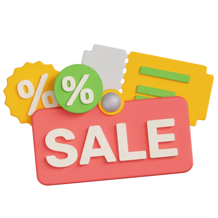 Sale Promotion  3D Icon