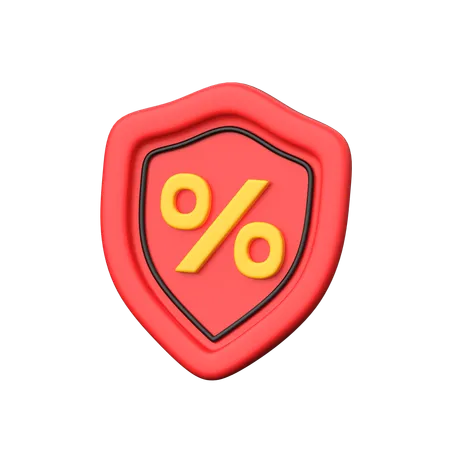 Sale Security  3D Icon