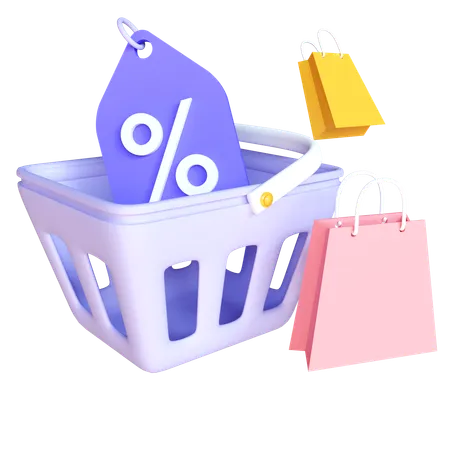 Sale shopping  3D Icon