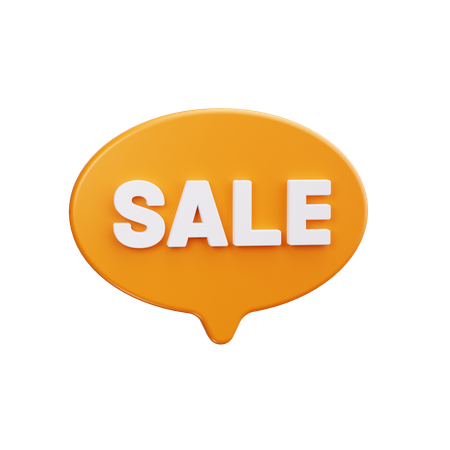 Sale shopping  3D Icon