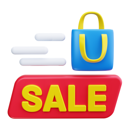 Sale shopping  3D Icon