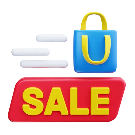 Sale shopping  3D Icon