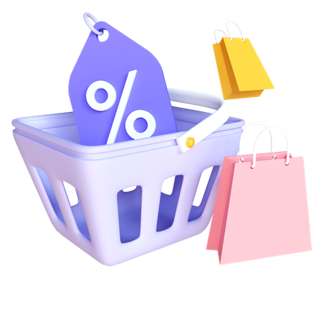 Sale shopping  3D Icon