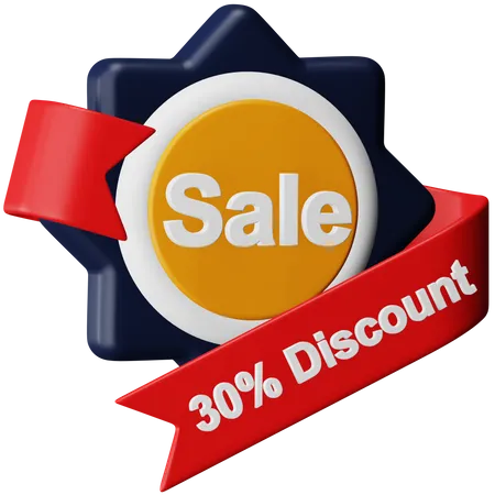 Sale Sign  3D Icon