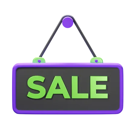 Sale sign  3D Icon