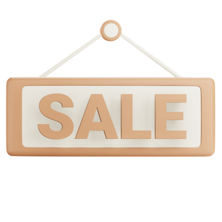 Sale Sign  3D Icon