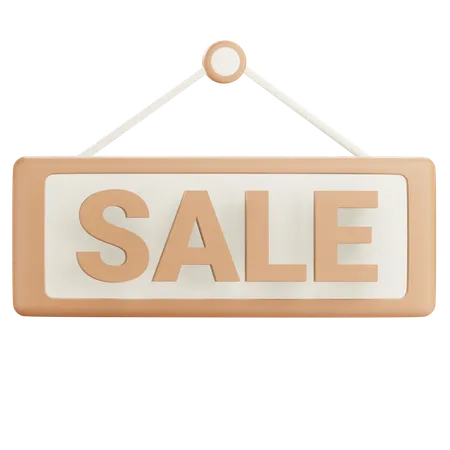 Sale Sign  3D Icon