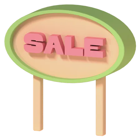 Sale Sign  3D Icon