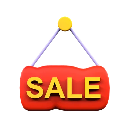 Sale signboard  3D Icon