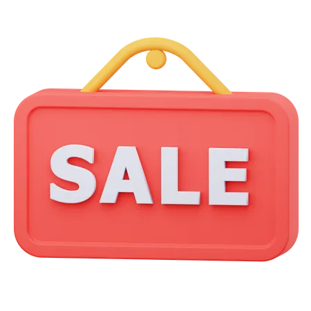 Sale Signboard  3D Icon