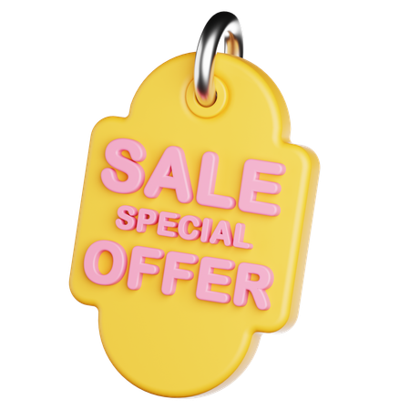 Sale Special Offer Tags  3D Icon